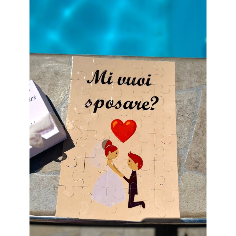 Puzzle "proposta di matrimonio"