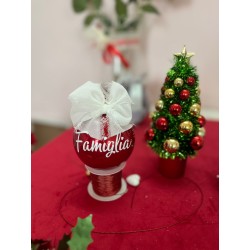 Pallina con nome (in vetro)