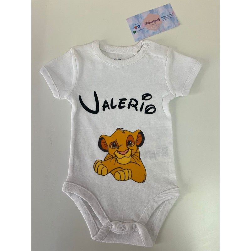 Body personalizzato Re Leone